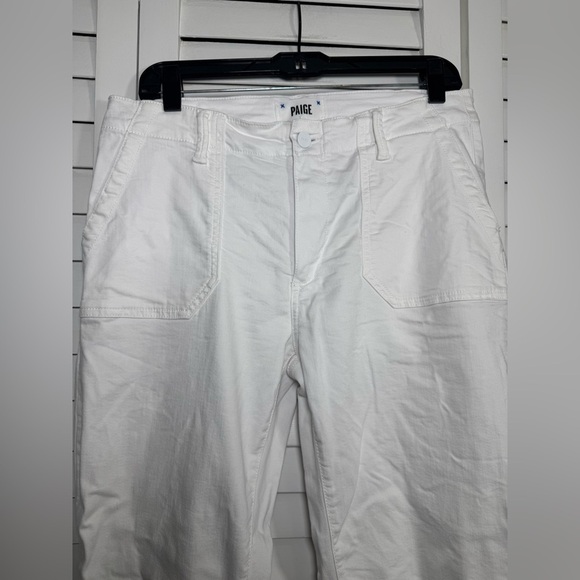 PAIGE Women's Mayslie Jogger Jeans in White Size 30 | 10 - Picture 5 of 8